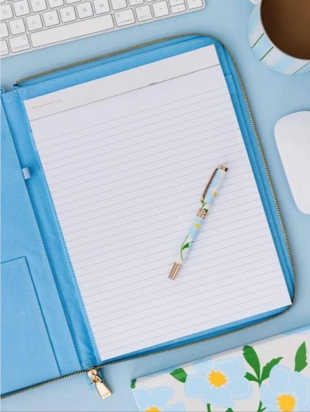 kate spade NEW YORK Ballpoint Pen Sunshine Floral BRAND-NEW w/tag/box
